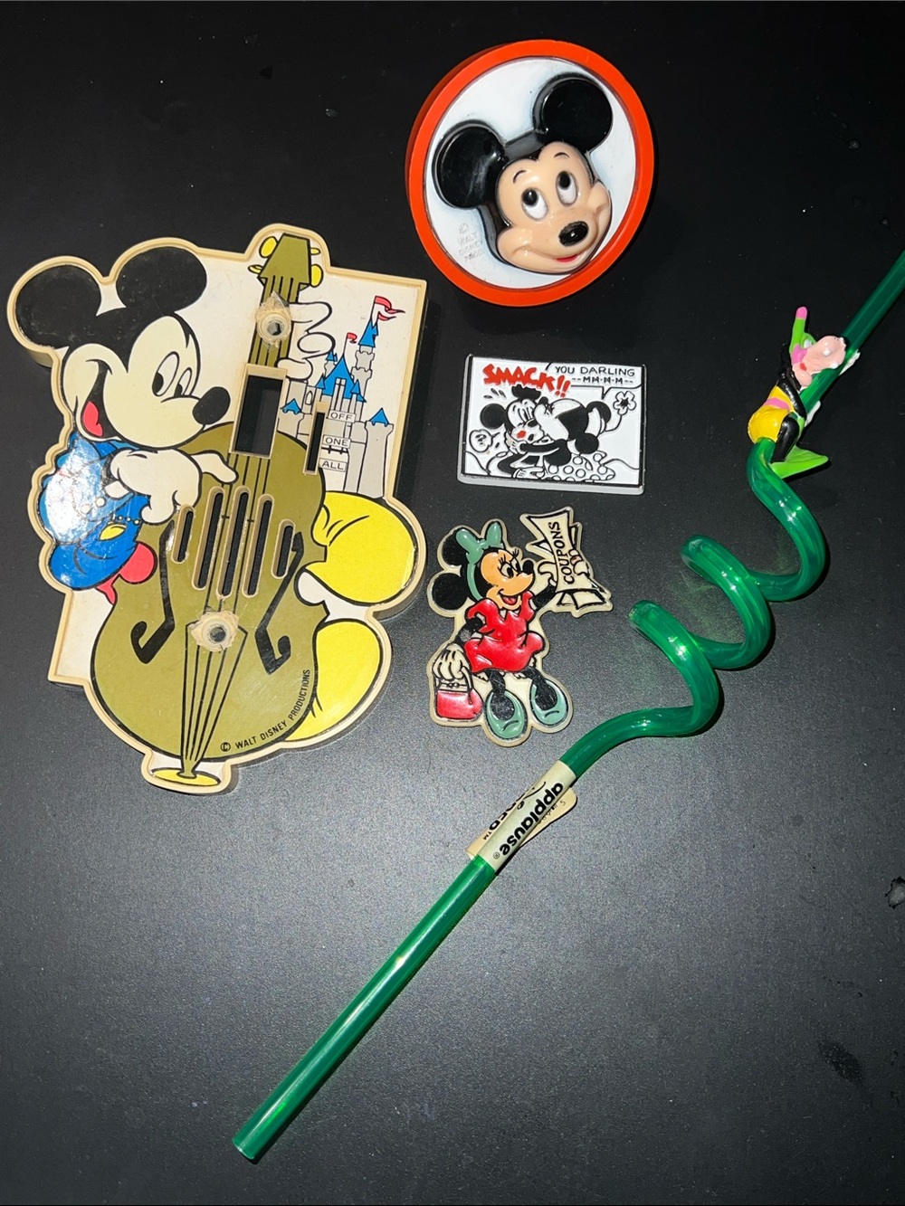Vintage Disney Collectibles Lot Mickey Mouse 70s-90s